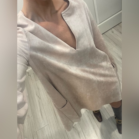 BCBG MaxAzria Faux Suede Dress - Picture 7 of 16